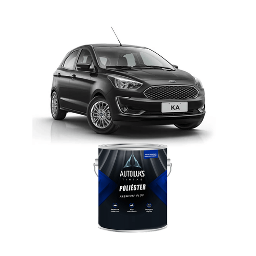Tinta Poliester Preto Ebony Lisa FORD 0,9L Autoluks