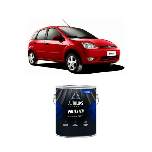 Tinta Poliester Vermelho Bari Lisa FORD 0,9L Autoluks