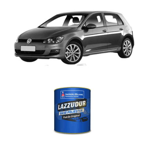 Tinta Poliester Cinza Carbono Metálico VW 0,9L