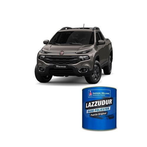 Tinta Poliester Cinza Antique Metálico FIAT 0,9L