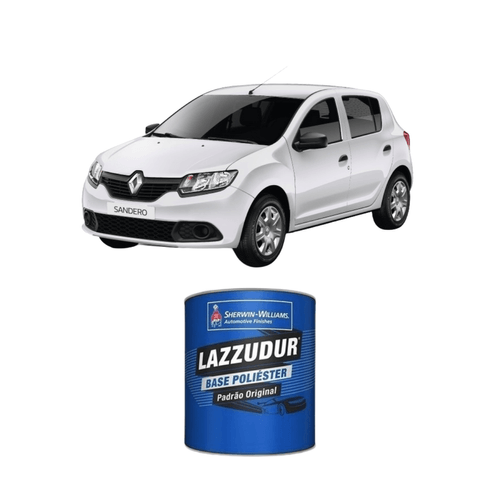 Tinta Poliester Branco Glacier Lisa Renault 0,9L