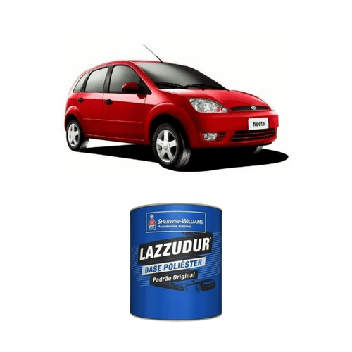 Tinta Poliester Vermelho Bari Lisa FORD 0,9L