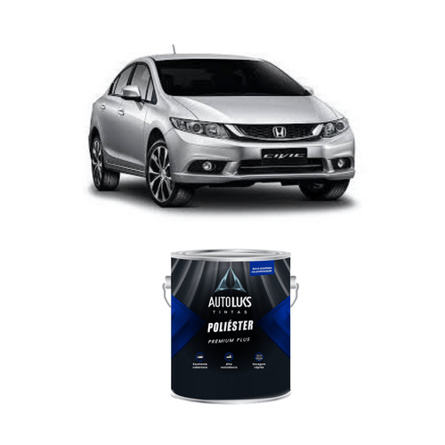 Tinta Poliéster Prata Global Honda NH700 0,9L Autoluks