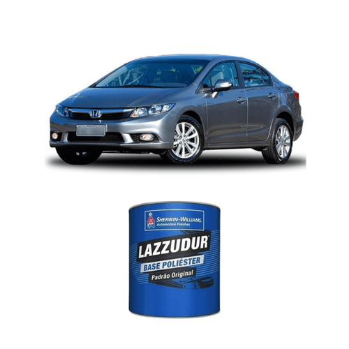 Tinta Poliéster Cinza Paladium Metálico Honda NH737 0,9L