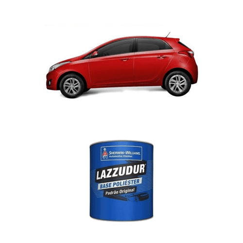 Tinta Poliéster Vermelho Tropic Lisa Hyundai RAR 0,9L