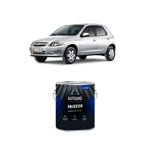 Tinta Poliéster Prata Polaris Metálico GM 0,9L Autoluks