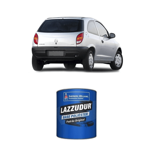 Tinta Poliéster Prata Escuna Metálico GM 0,9L