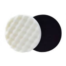 Boina De Espuma Ondulada com Velcro 5 Polegadas Branca Lazzuril