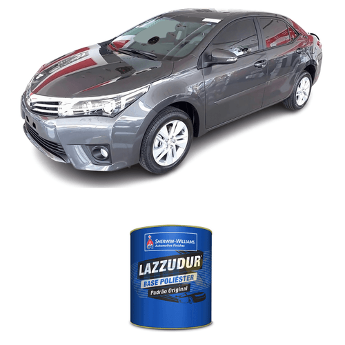 Tinta Poliéster - Cinza Galático Met Toyota 1E9 - 0,9L
