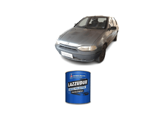 Tinta Poliester Cinza Trend Metálico FIAT 0,9L