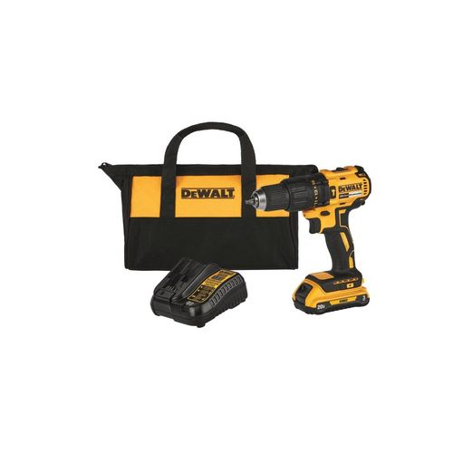 Paraf/Fur Impacto Dewalt 1/2 Pol 20V com Bateria Max Li-Ion 3.0ah Carregador Bivolt DCD7781L1-BR