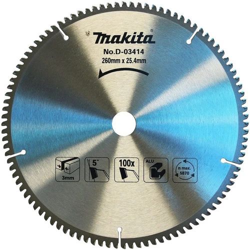 Disco de Serra 260mm 100 Dentes D-03414 Makita