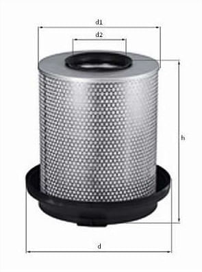 Filtro de ar ATEGO M10/06-  MOTOR OM904LA Metal Leve LX776