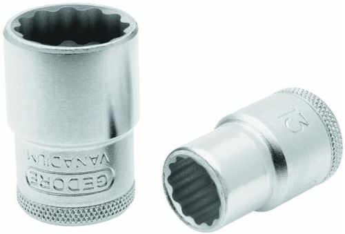 Soquete Sextavado 1/2"" M 08mm 19 Gedore