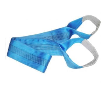Cinta Poliester Sling 8 Ton 8,0m Reforço Azul Carbografite