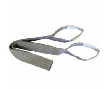 Cinta Poliester Sling 4000kg-6m Reforço Cinza Carbografite