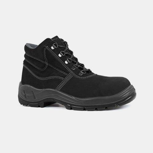 Bota Camurça Bico Com Cadraço Preta N°40 Bracol