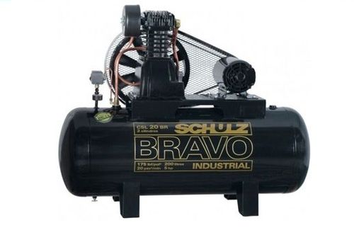 Compressor Ar AL CSL-20/200 Bravo Trifásico 220/380 Schulz