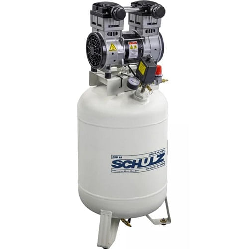 Compressor Ar Motocompressor Odontológico CSD 10/60 2HP Monofásico SCHULZ