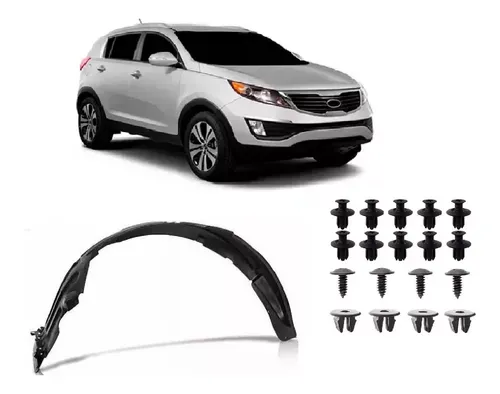 Parabarro Dianteiro Sportage 2011 2012 Com Presilhas Ld
