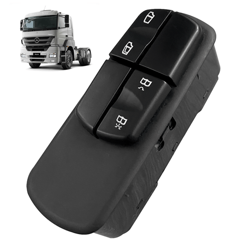 Interruptor Botão Vidro Elétrico Atego Axor 2005 à 2022