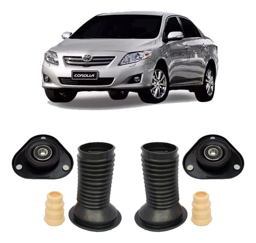 Kit Batente Coxim Dianteiro Corolla 2008 2009 2010 2011 2012