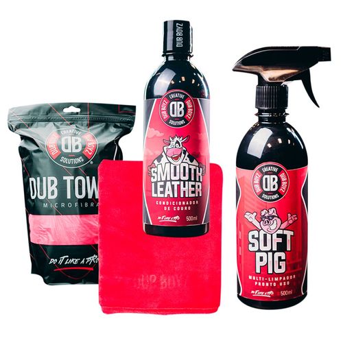Kit Limpeza e Reparação de Couro - Alto Padrão