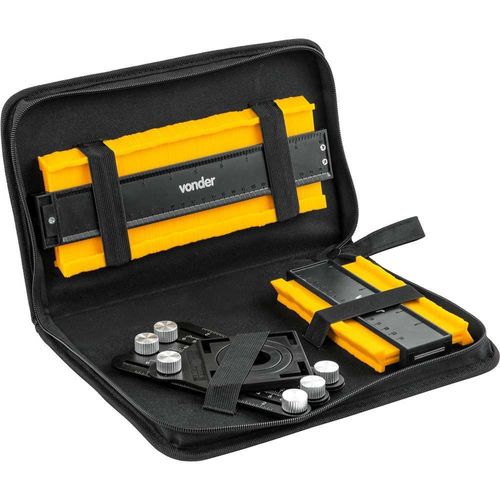 Gabaritos Copiadores de Contornos + Esquadro Articulado