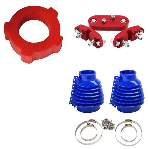 Coifa de câmbio em silicone (par) + kit coxim motor e câmbio em PU para Fusca e derivados +BUCHA DO FACÃO em P.U