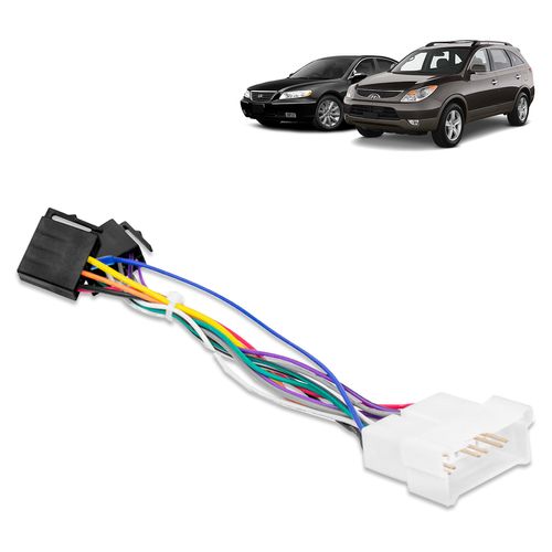 Chicote de Ligação Vera Cruz e Azera 2007 a 2012 Plug ISO 16 Vias