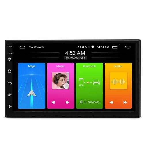 Central Multimídia 9 Polegadas Android RS915BR Carplay Android Auto Bluetooth GPS