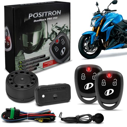 Alarme Moto DuoBlock Pro 350 G8 Pósitron Universal Com Presença