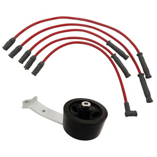 Cabo de vela de silicone 10.4mm SPA COM pino + Pedal de acelerador Roller para VW Fusca e derivados com motor refrigerado a ar