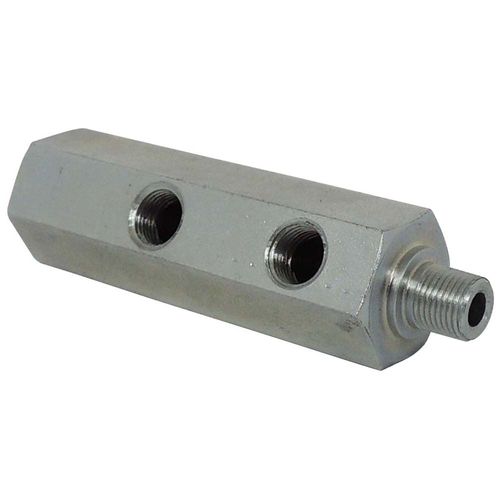 Adaptador de óleo duplo para VW Fusca (1/8 NPT - M12 1/2)