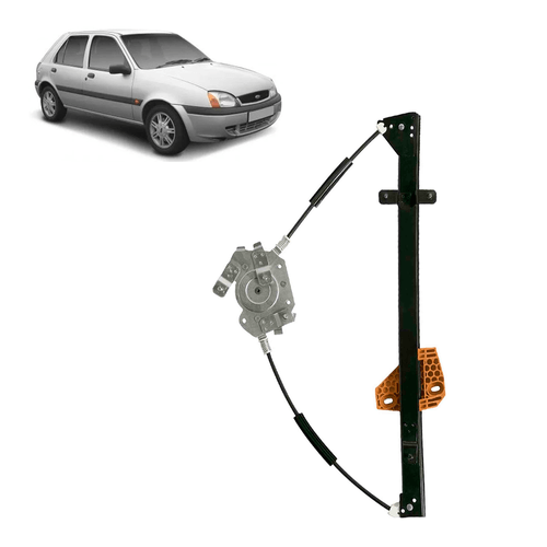 Máquina Vidro Fiesta 4 Pts Dianteira Dir Sem Motor Mabuchi