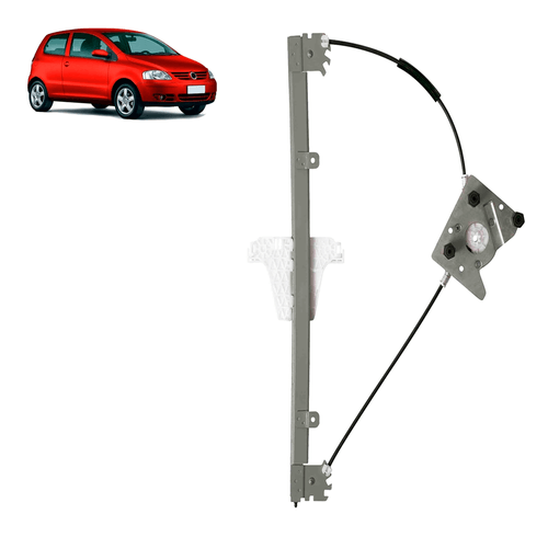 Máquina Vidro Fox 2003.. Esquerda Sem Motor Bosch 10 dentes