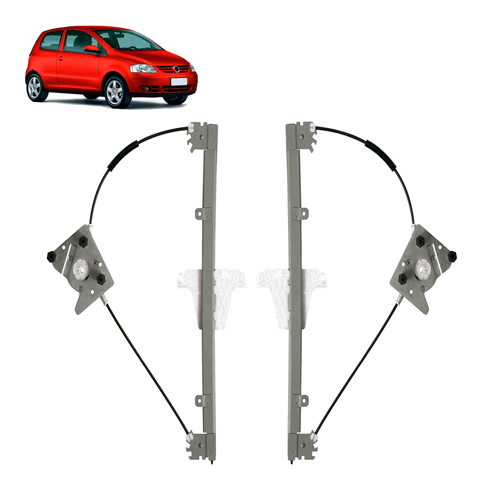 Par Máquina Vidro Fox 2003.. Esq Sem Motor Bosch 10 dentes