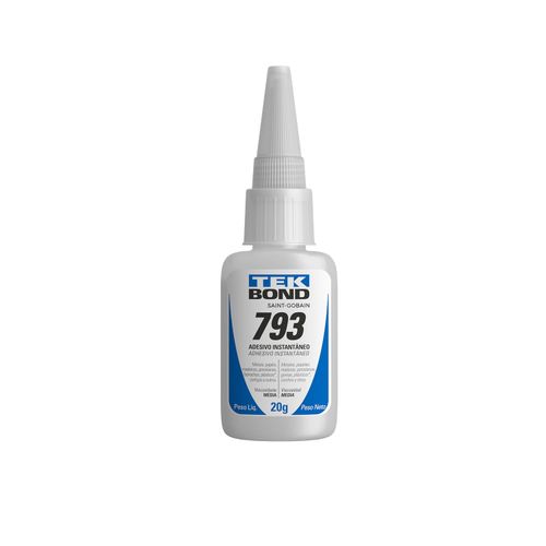 Cola Instantânea 793 20G - Bico Antientupimento - Média Viscosidade - Tekbond