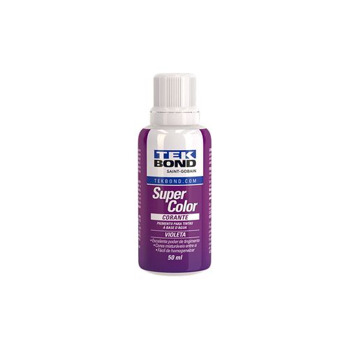 Corante Líquido Super Color 50Ml Violeta - Tekbond
