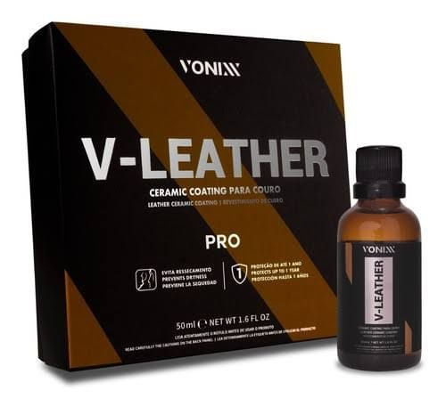 V Leather Pro Vitrificador Couro 50ml Vonixx