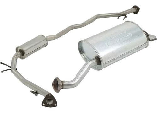 Kit Escapamento Abafador + Silencioso Honda Fit 1.4 03 A 08