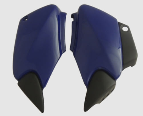 Lateral Titan 125 2001 Azul