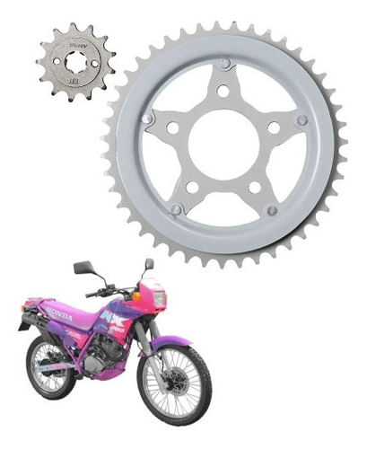 Kit Coroa E Pinhão Nx 200 Xr 200
