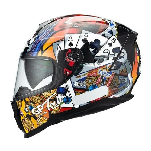 Capacete Gp Tech Ultra Las Vegas V2 Com Oculos Interno Sv