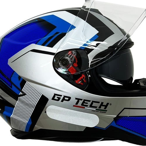 Capacete Gp Tech Ultra Fusion Com Oculos Interno Sv