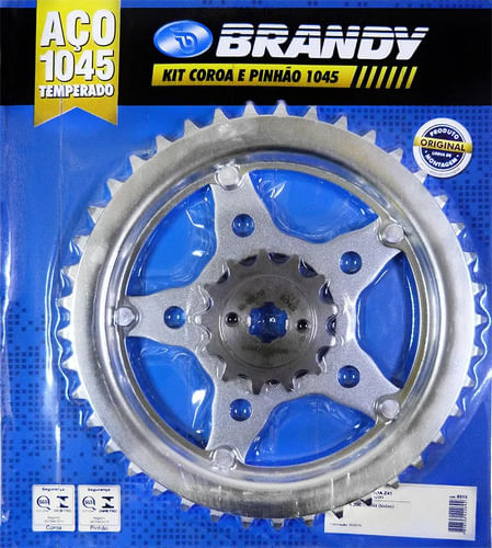 Kit Coroa Pinhao Cbx200 Strada (corr 520hx104 C41d P13)