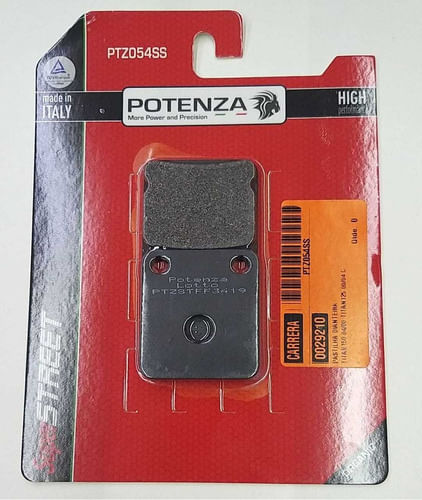 Pastilha Dianteira Titan150 04/08 Titan125 00/04 Cbx200