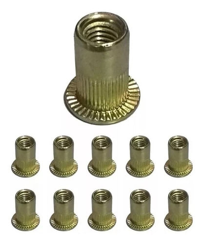 Rebite De Rosca Interna M6 Com 400 Peças Weber