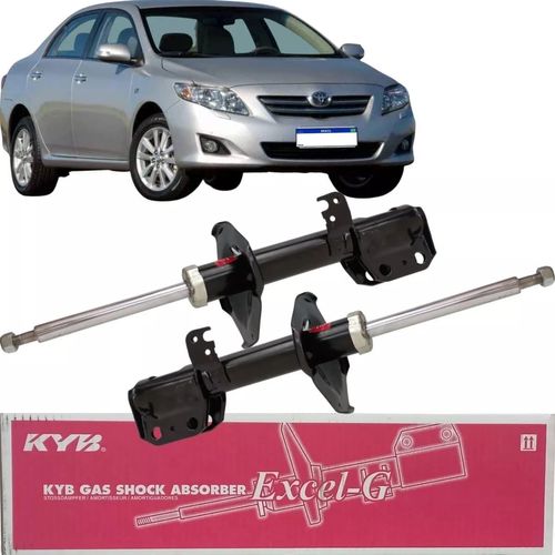 Par de Amortecedor Dianteiro Toyota Corolla 2009 a 2014 - Kayaba