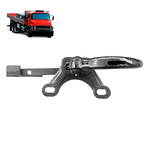 Maçaneta interna Caminhão 1113 Esquerdo Cromada